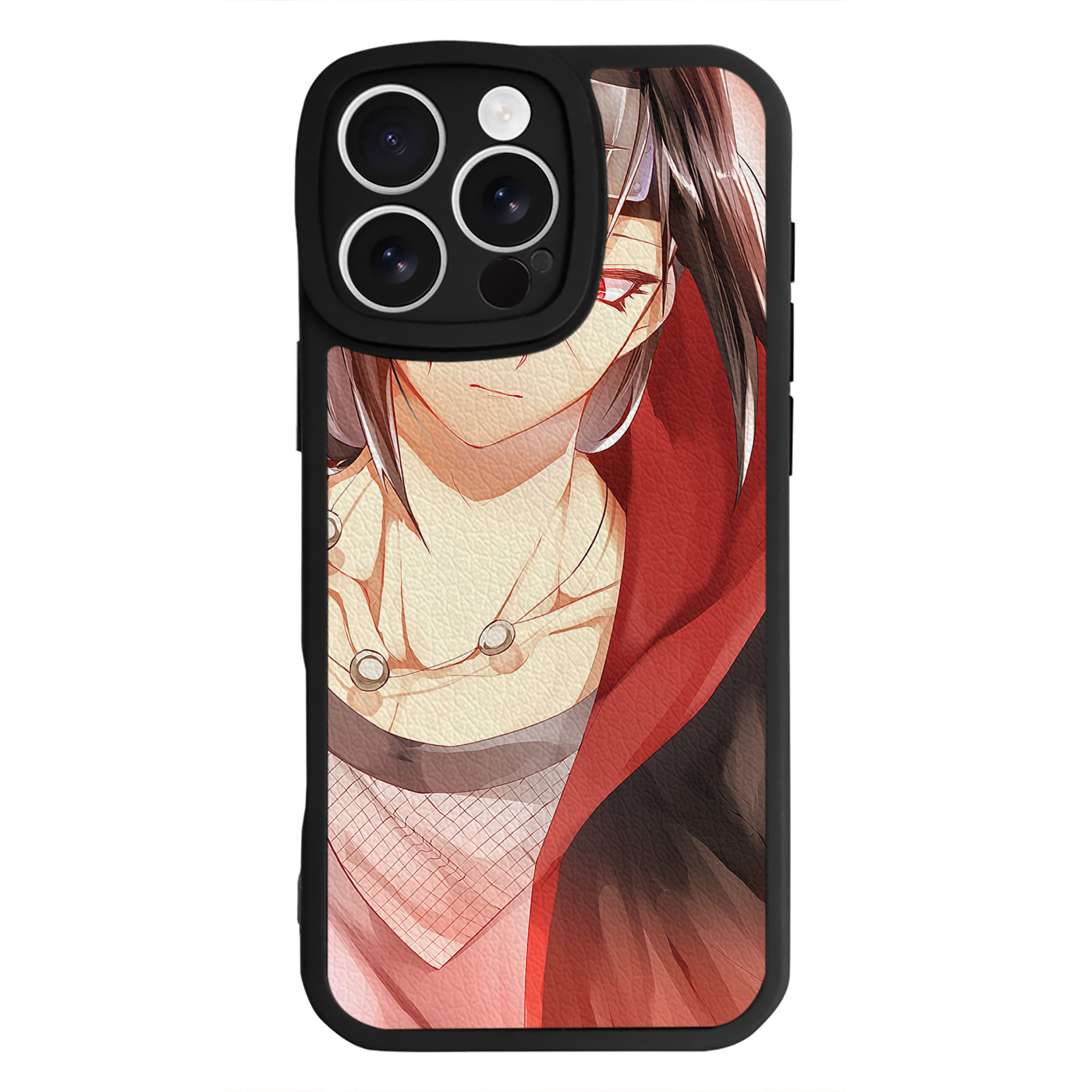 （画像用） NARUTO -ナルト- NARUTO -ナルト- 疾風伝 【iPhone 16シリーズ対応】シリコンスマホケース（レザー調） 材質：シリコン